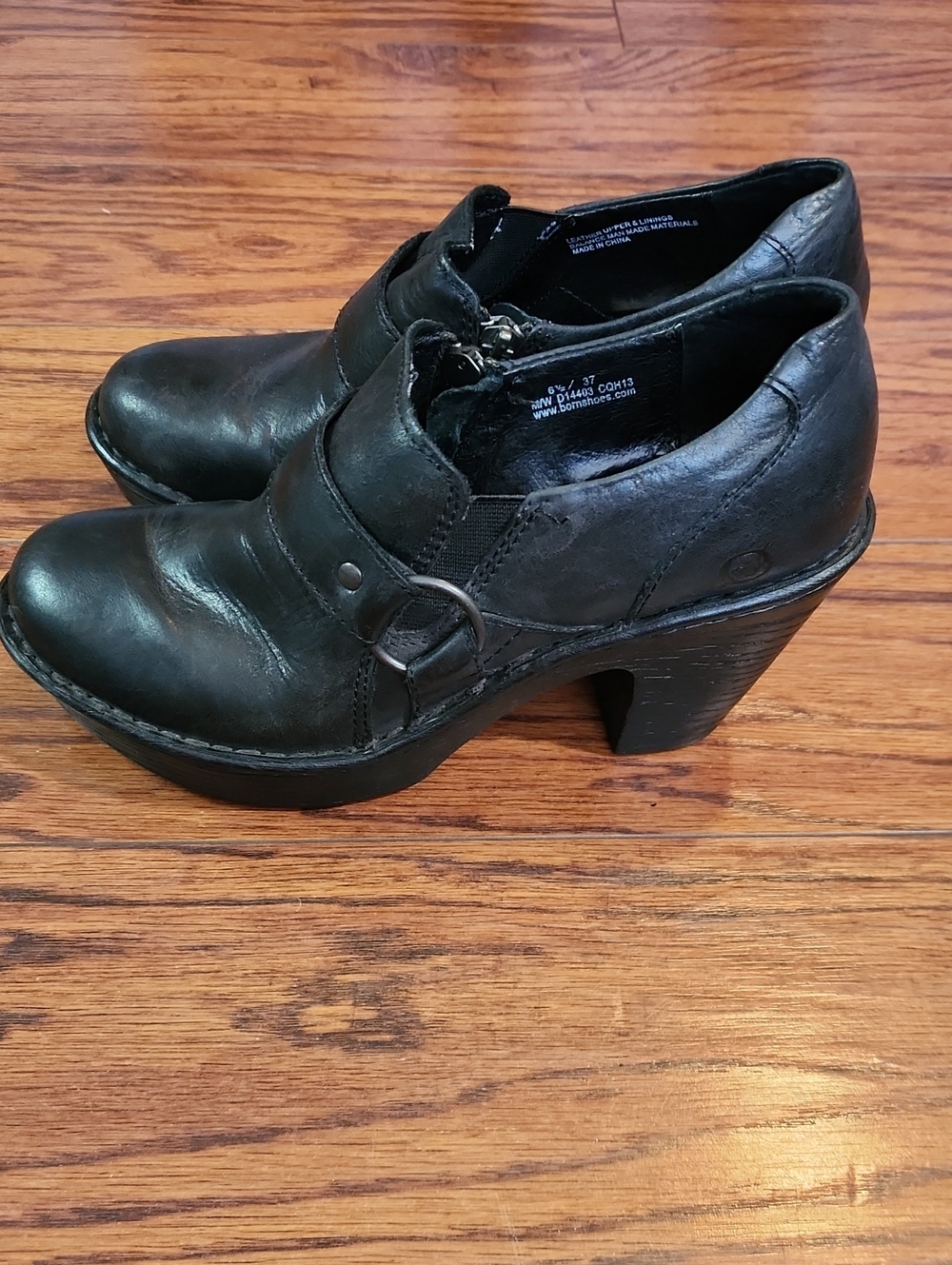 Born Leather Dollie Platform Clog - Picture 4 of 8